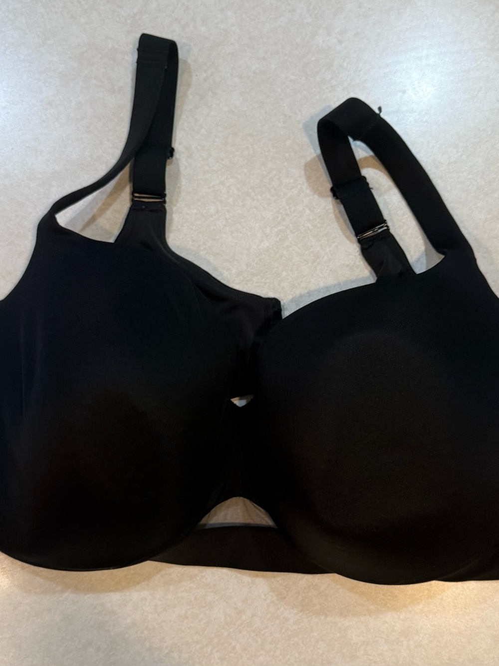 Cacique Black Full-Coverage Smooth Molded Cup Bra